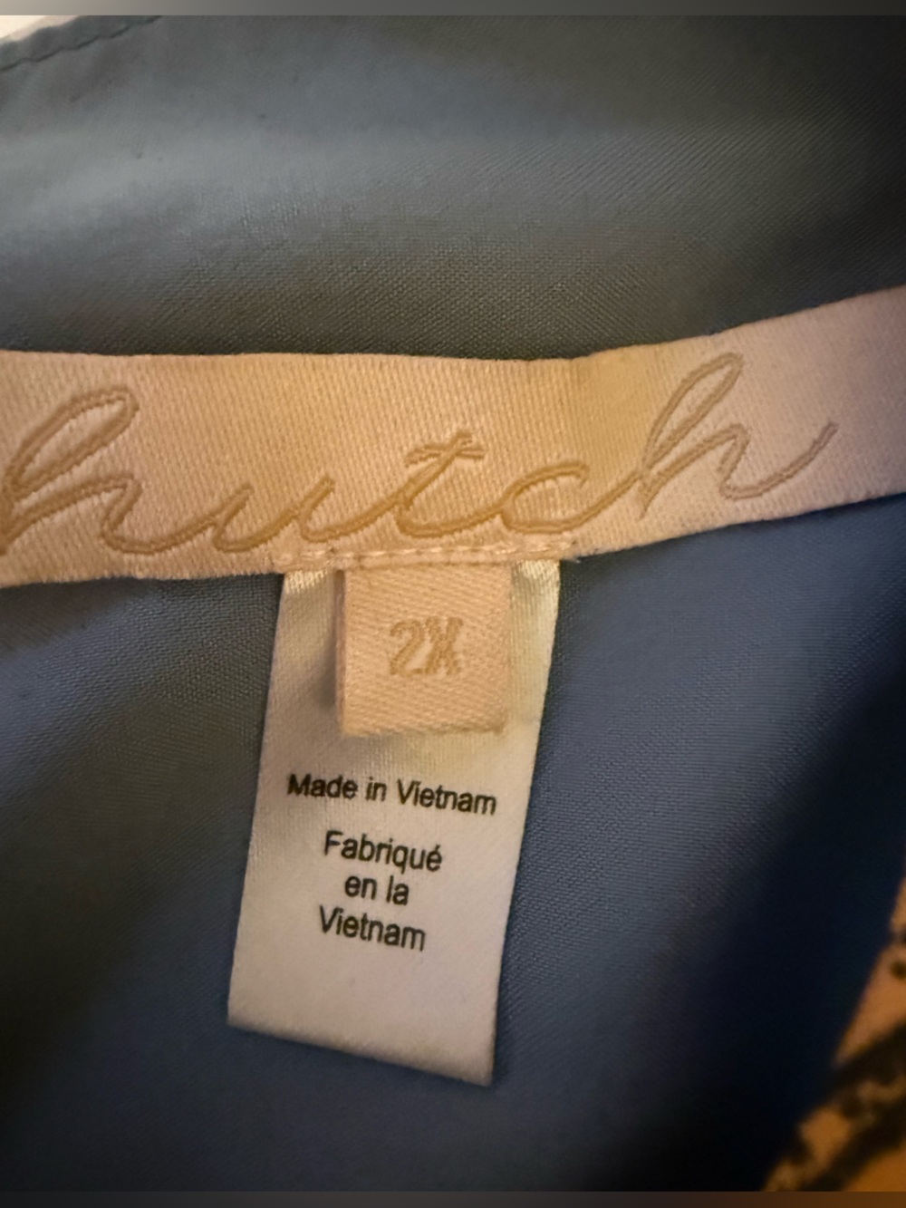 Hutch Anthropologie Aislynn Lily Floral dress grey size 2X EUC - Picture 5 of 6